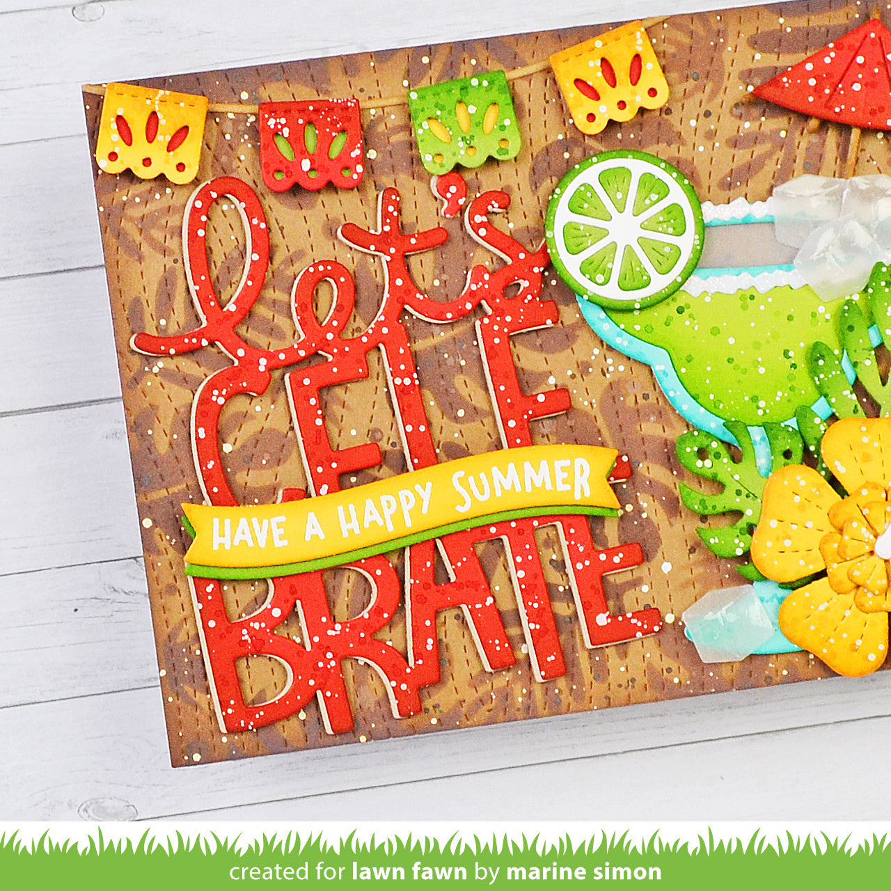 Lawn Fawn - Build-A-Drink Margarita Add-On
