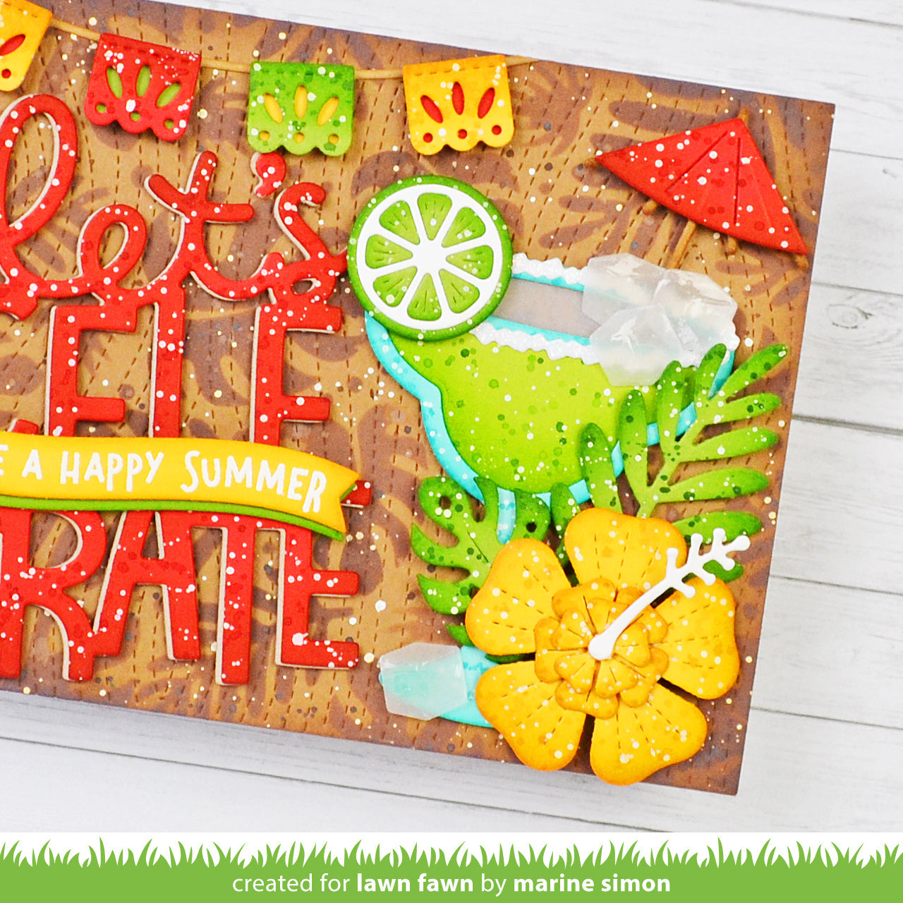 Lawn Fawn - Build-A-Drink Margarita Add-On