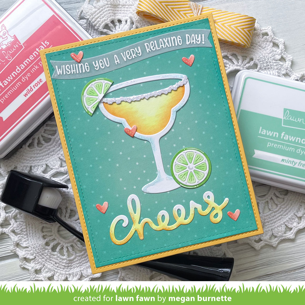 Lawn Fawn - Build-A-Drink Margarita Add-On