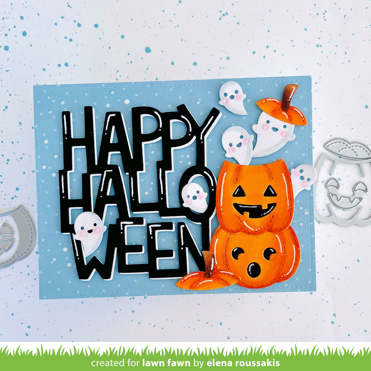 Lawn Fawn - Giant Happy Halloween: Portrait