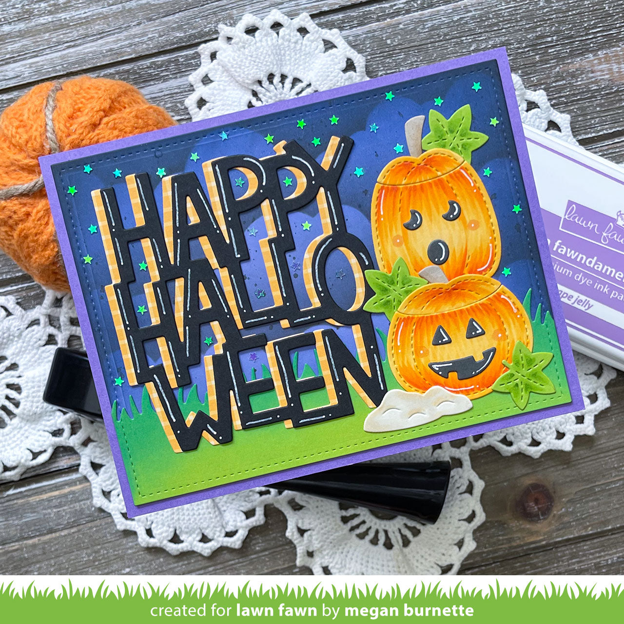 Lawn Fawn - Giant Happy Halloween: Portrait