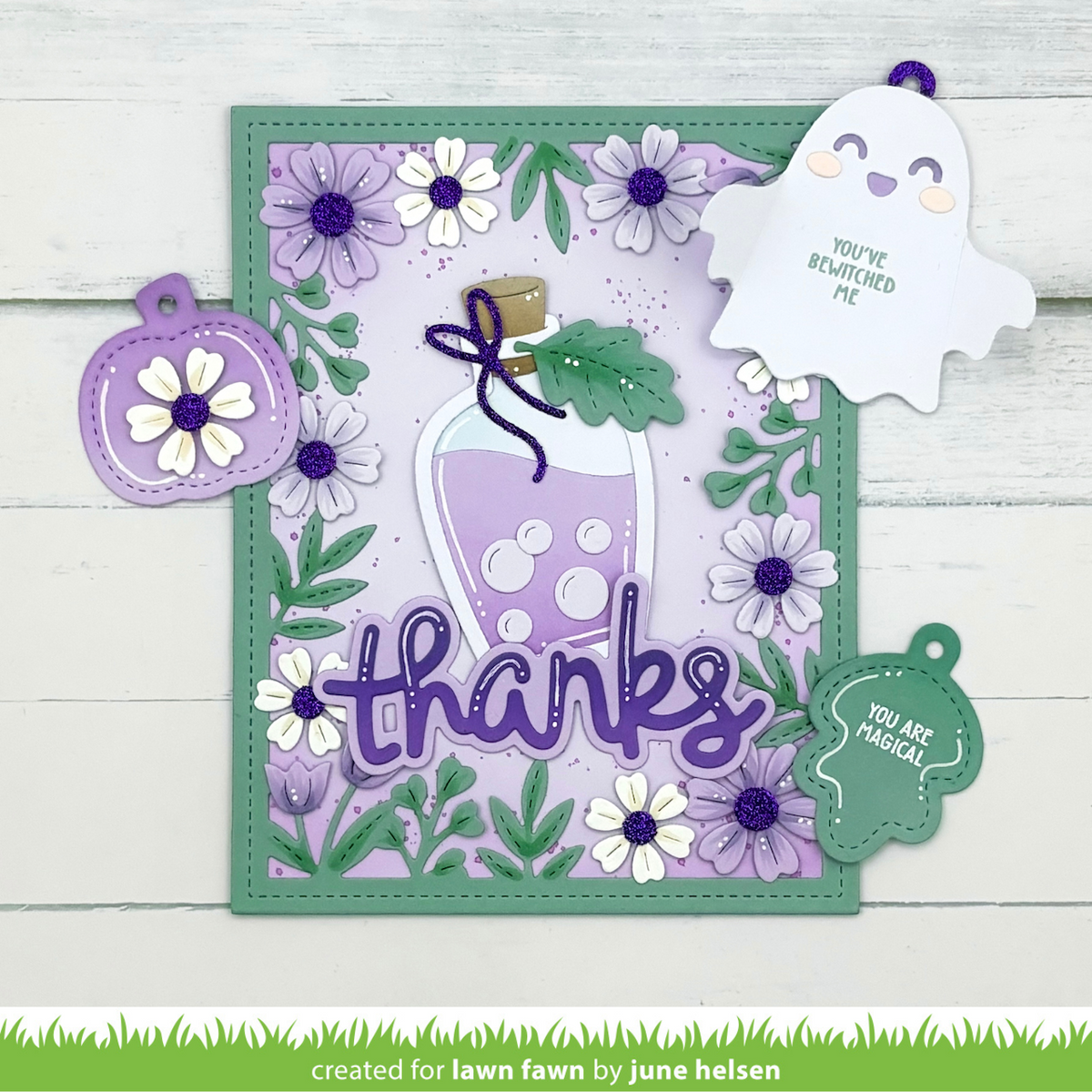 Lawn Fawn - Happy Ghost Tag