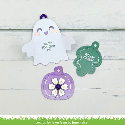 Lawn Fawn - Happy Ghost Tag
