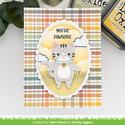 Lawn Fawn - Henry'S Build-A-Sentiment: Cat