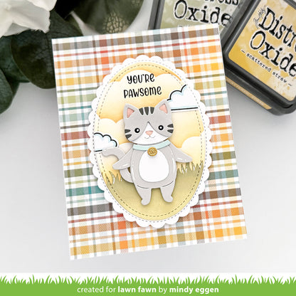 Lawn Fawn - Henry'S Build-A-Sentiment: Cat