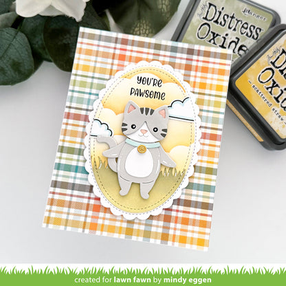 Lawn Fawn - Henry'S Build-A-Sentiment: Cat