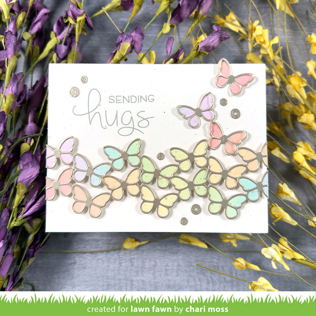 Lawn Fawn - Butterfly Border