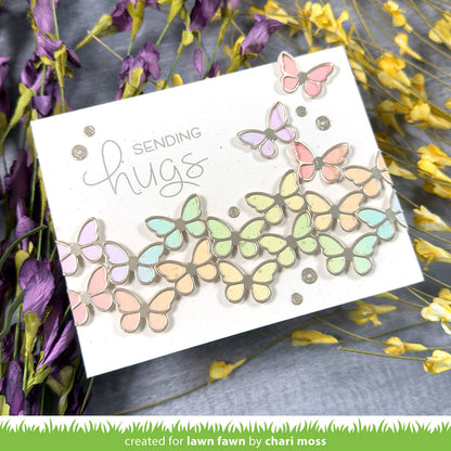Lawn Fawn - Butterfly Border