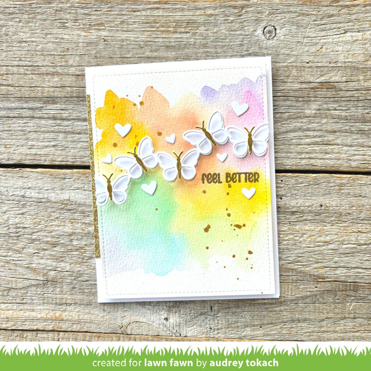 Lawn Fawn - Butterfly Border