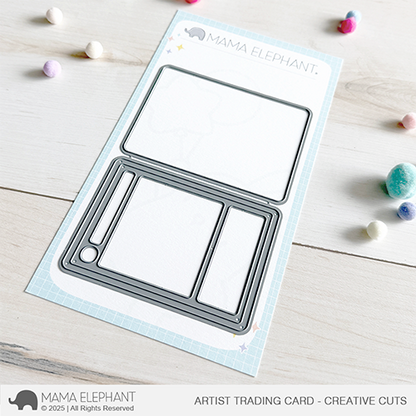 Mama Elephant - Artist Trading Card - Creative Cuts