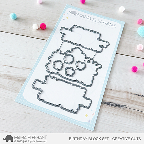 Mama Elephant - Birthday Block Set - Creative Cuts