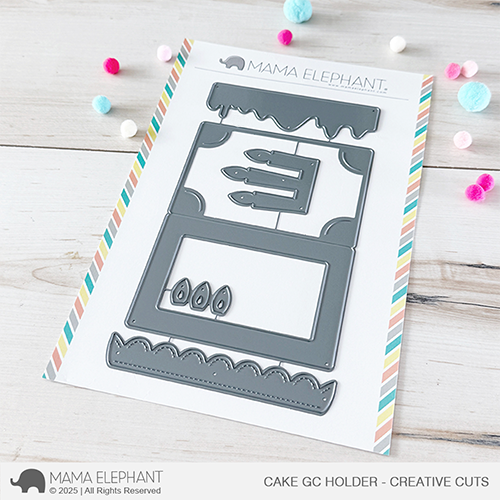 Mama Elephant - Cake GC Holder - Creative Cuts