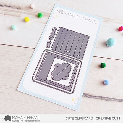 Mama Elephant - Cute Clipboard - Creative Cuts