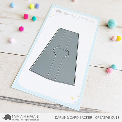 Mama Elephant - Darling Card Backer - Creative Cuts