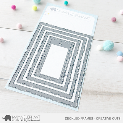 Mama Elephant - Deckled Frames - Creative Cuts