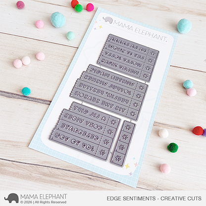 Mama Elephant - Edge Sentiments - Creative Cuts