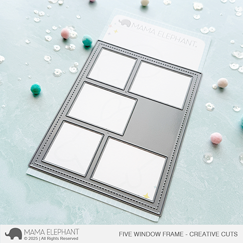 Mama Elephant - Five Window Frame - Creative Cuts