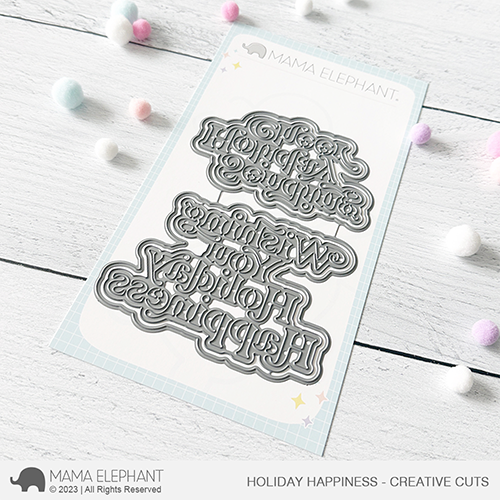 Mama Elephant - Holiday Happiness - Creative Cuts