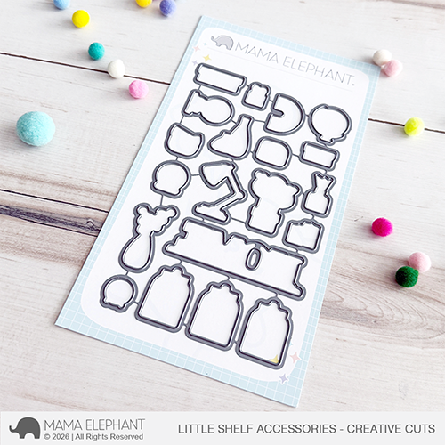 Mama Elephant - Little Shelf Accessories - Creative Cuts