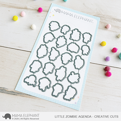 Mama Elephant - Little Zombie Agenda - Creative Cuts