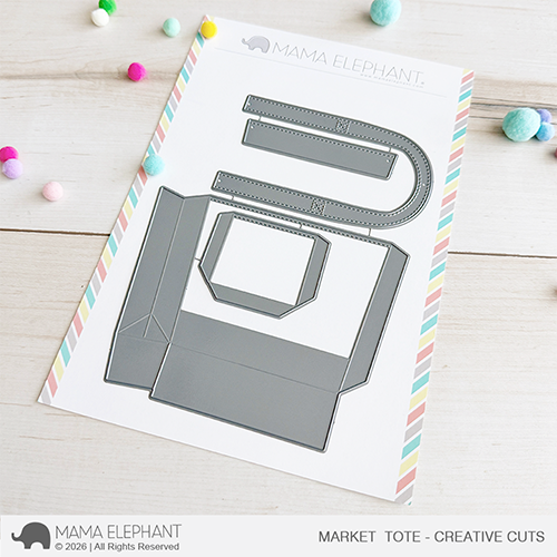 Mama Elephant - Market Tote - Creative Cuts