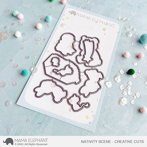 Mama Elephant - Nativity Scene - Creative Cuts