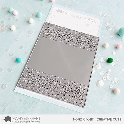 Mama Elephant - Nordic Knit - Creative Cuts