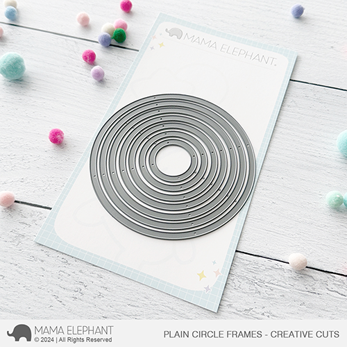 Mama Elephant - Plain Circle Frames - Creative Cuts