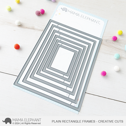 Mama Elephant - Plain Rectangle Frames - Creative Cuts