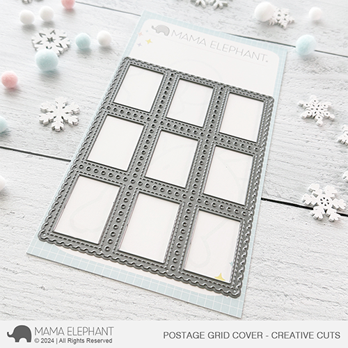 Mama Elephant - Postage Grid Cover - Creative Cuts