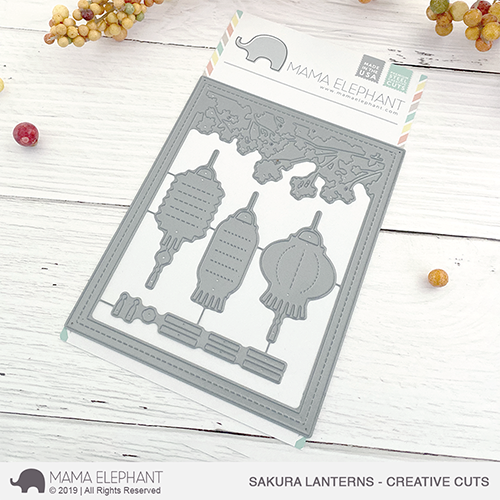 Mama Elephant - Sakura Lanterns - Creative Cuts