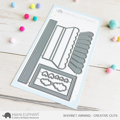 Mama Elephant - Sherbet Awning - Creative Cuts