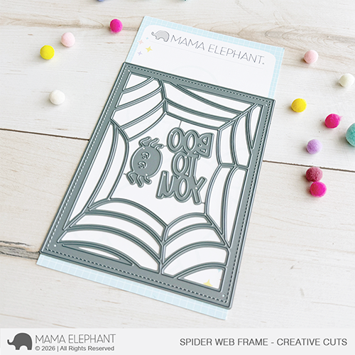Mama Elephant - Spider Web Frame - Creative Cuts