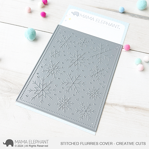 Mama Elephant - Stitched Flurries Cover - Creative Cuts