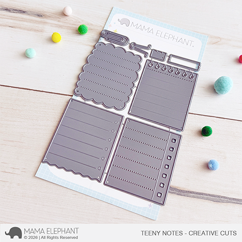 Mama Elephant - Teeny Notes - Creative Cuts