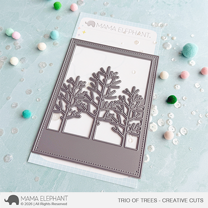 Mama Elephant - Trio Of Trees - Creative Cuts
