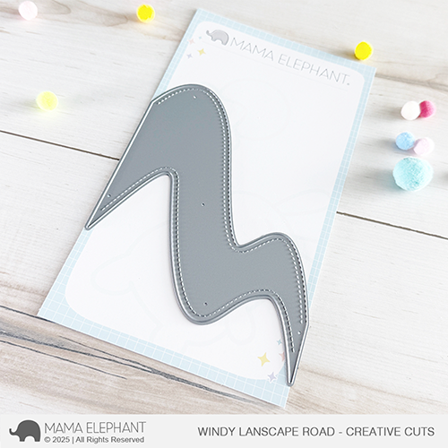 Mama Elephant - Windy Landscape Road - Creative Cuts