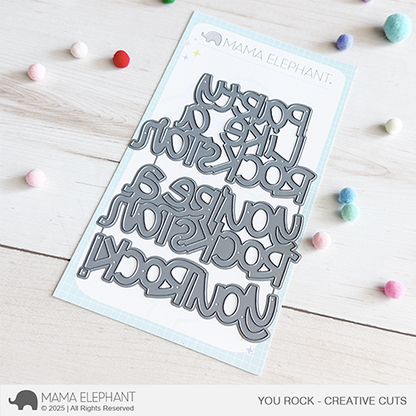 Mama Elephant - You Rock - Creative Cuts