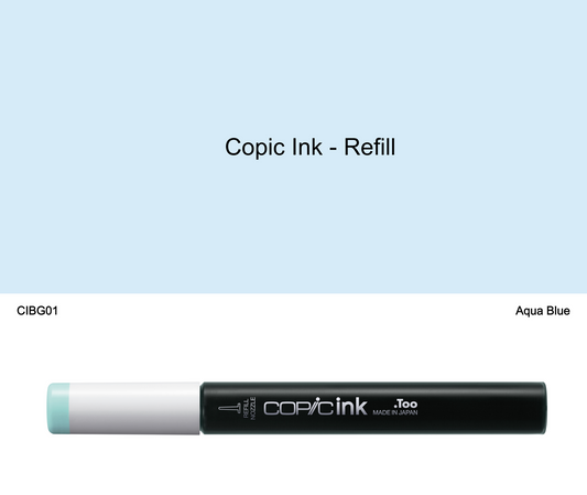 Copic Ink - BG01 (Aqua Blue)