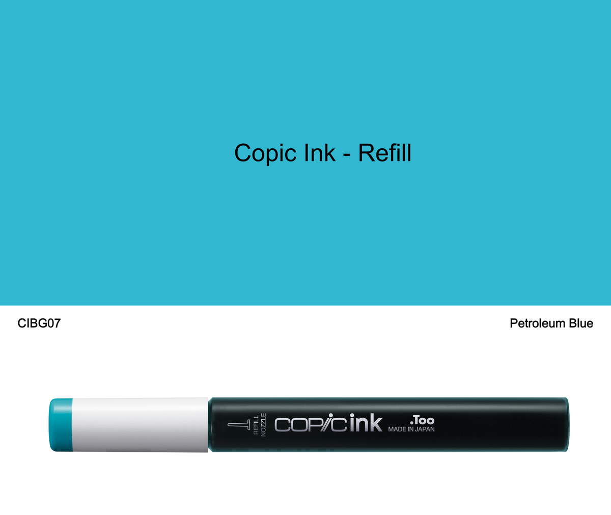 Copic Ink - BG07 (Petroleum Blue)