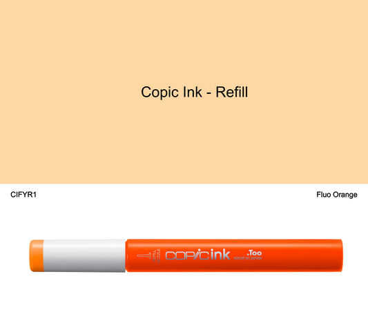 Copic Ink - FYR1 (Fluo Orange)