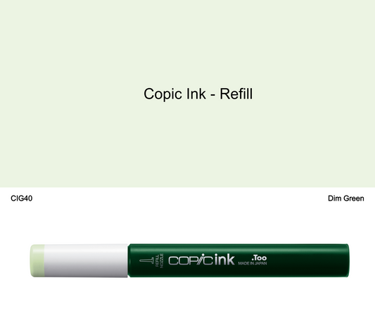 Copic Ink - G40 (Dim Green)