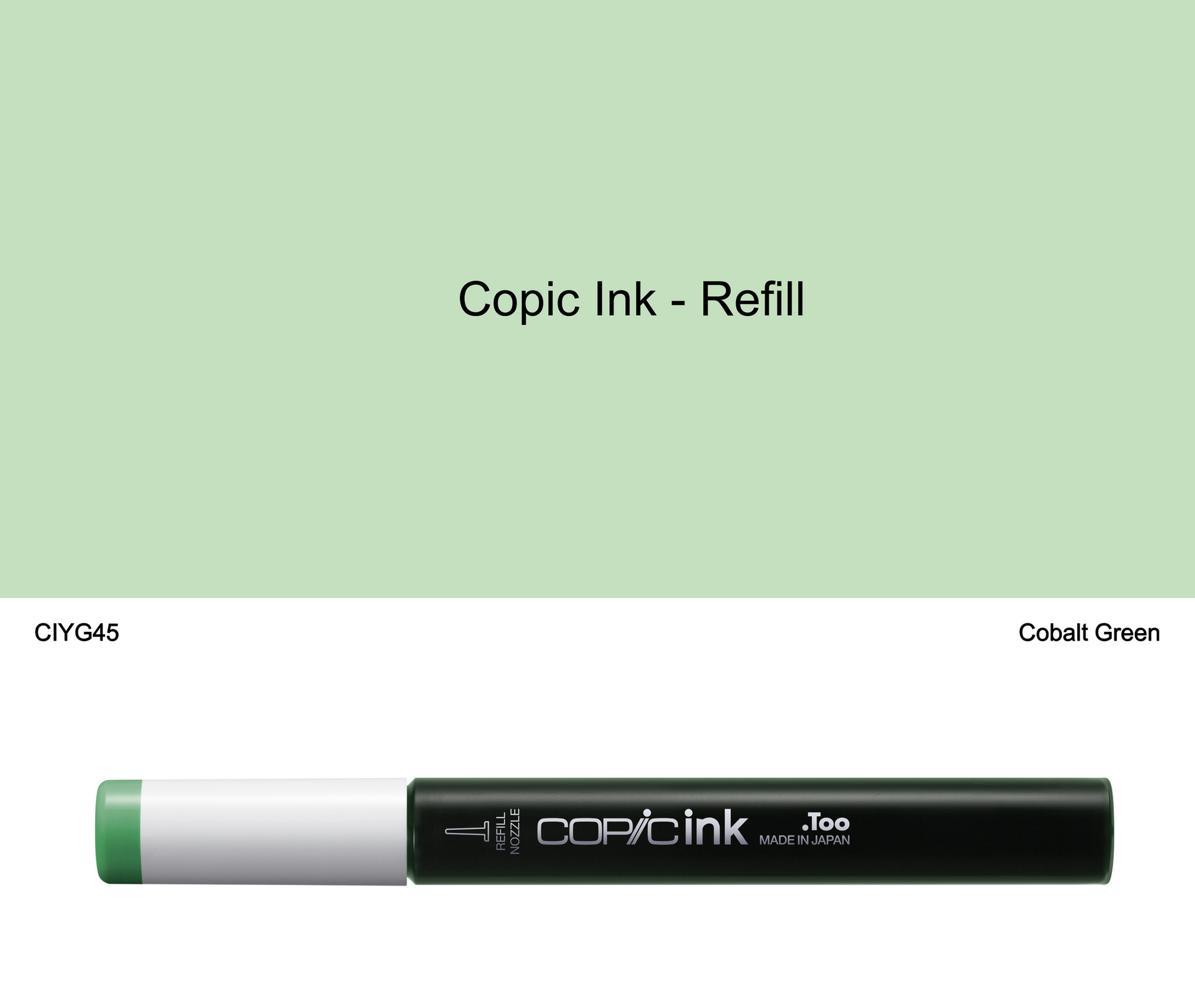 Copic Ink - YG45 (Cobalt Green)
