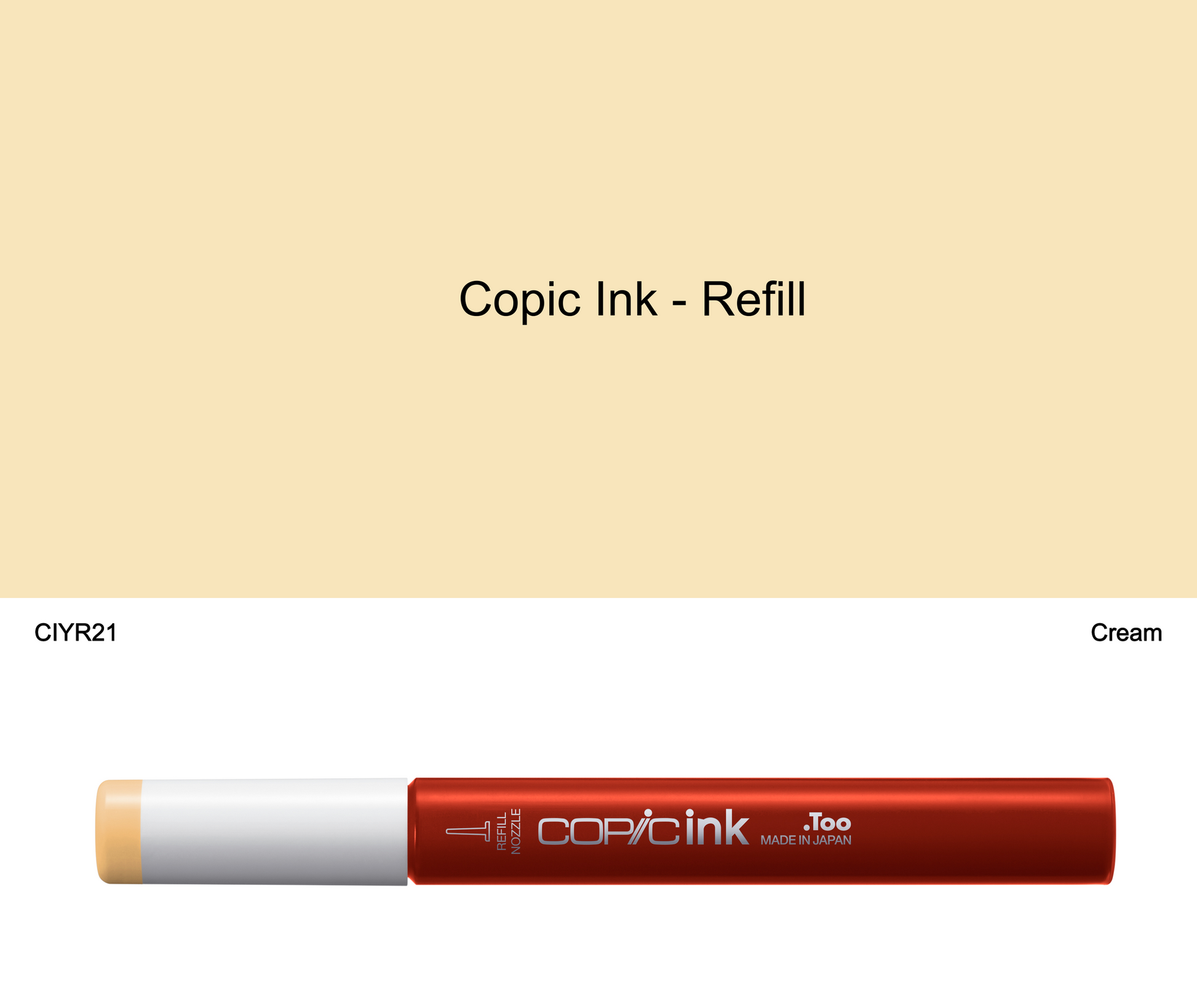 Copic Ink - YR21 (Cream)