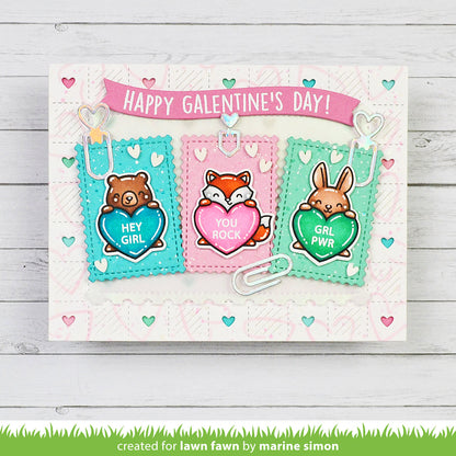 Lawn Fawn - Critter Conversation Hearts