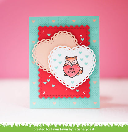 Lawn Fawn - Critter Conversation Hearts