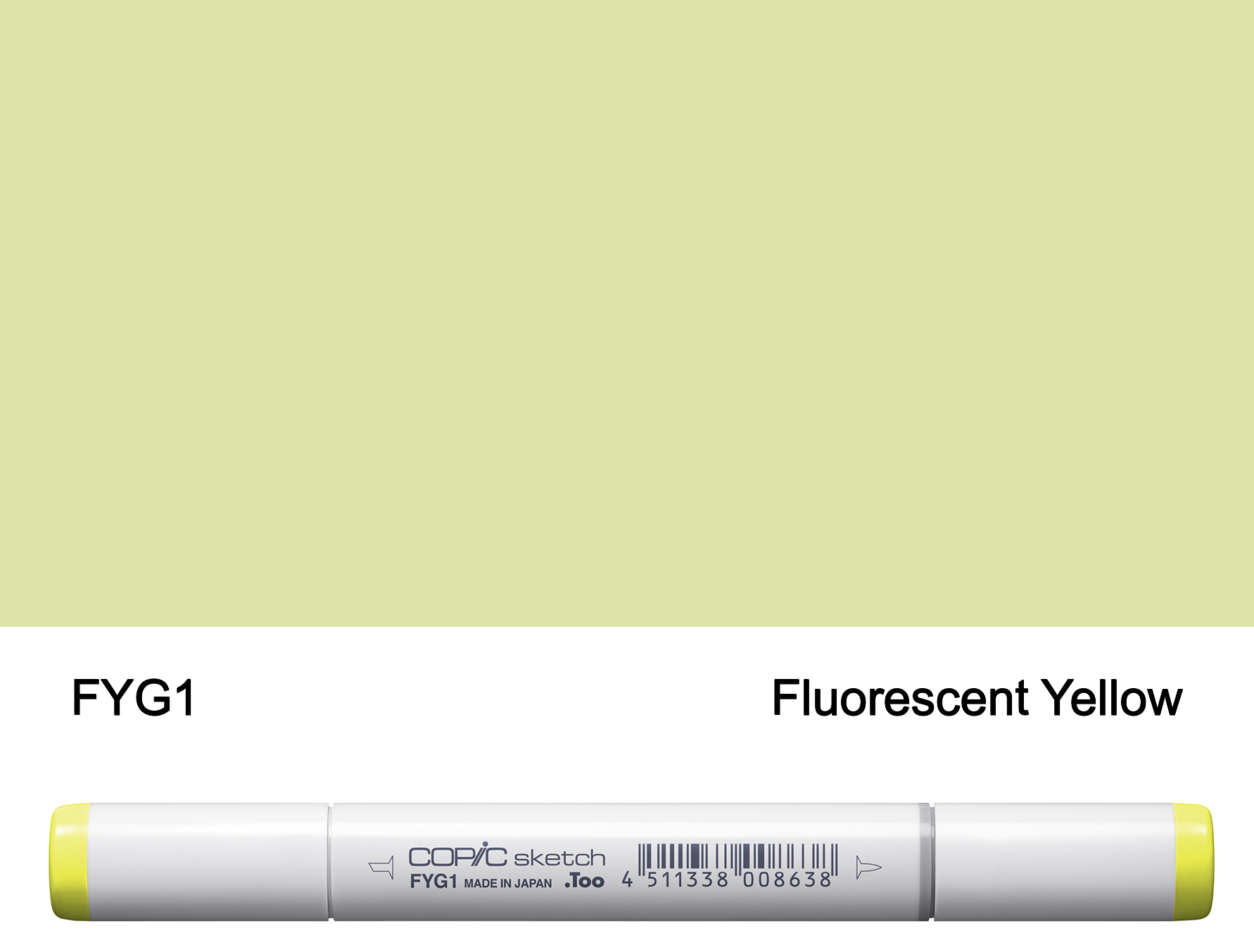 Copic SKETCH - FYG1 (Fluorescent Yellow)