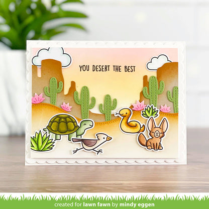 Lawn Fawn - Desert Canyon Backdrop