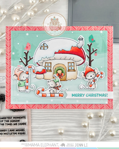 Mama Elephant - Postcard Combo - Creative Cuts