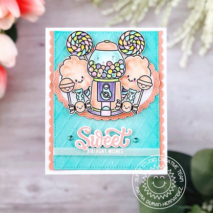 Sunny Studio - Dapper Diamonds Embossing Folder